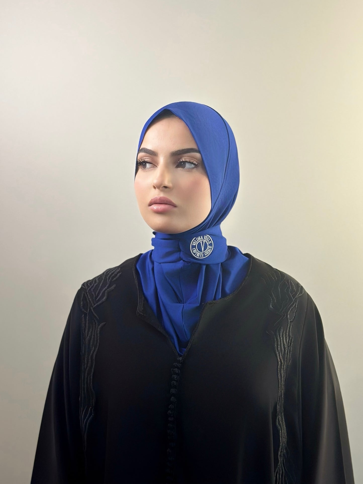Instant Hijab | Royal Blue Dunes
