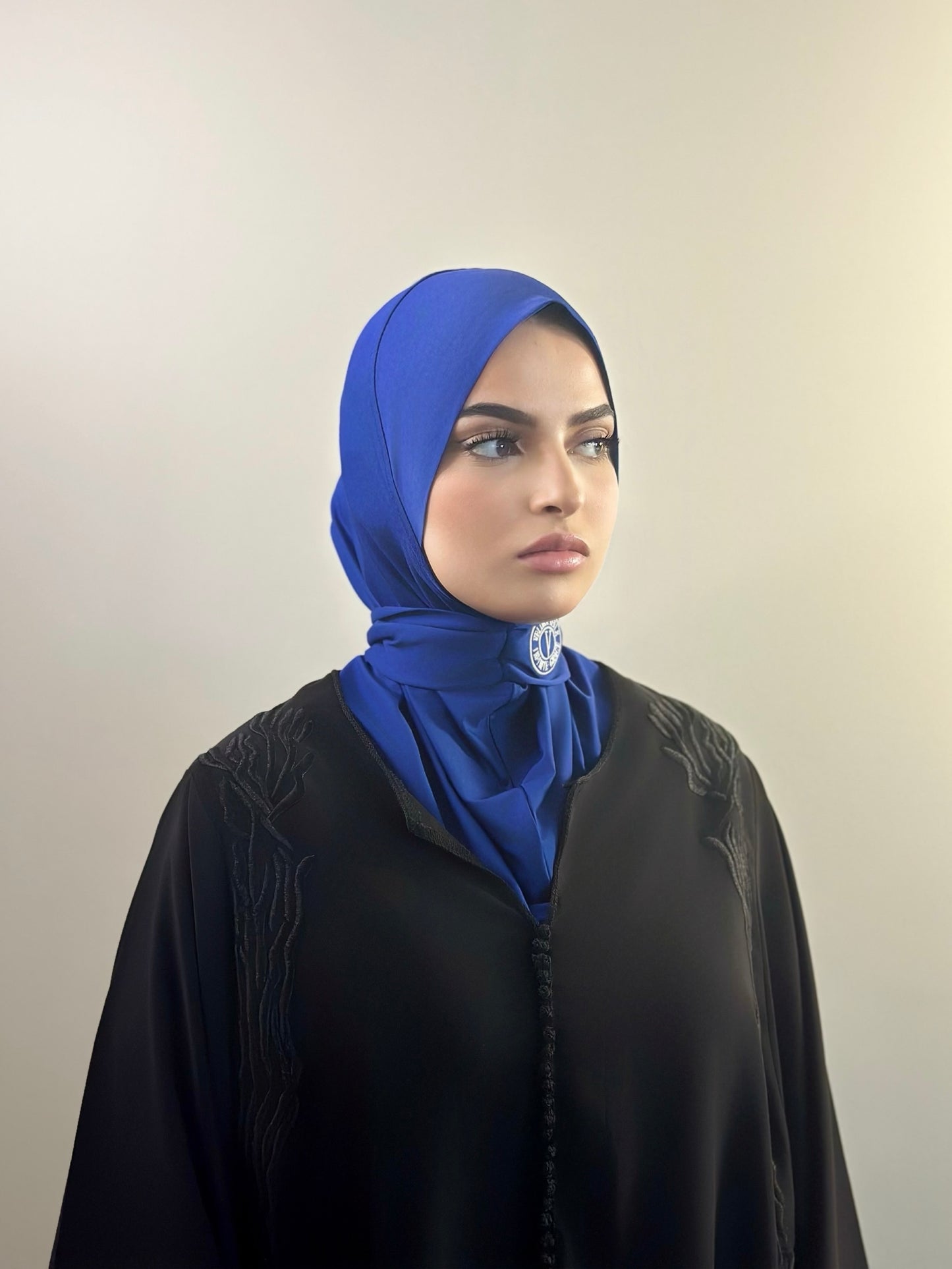 Instant Hijab | Royal Blue Dunes