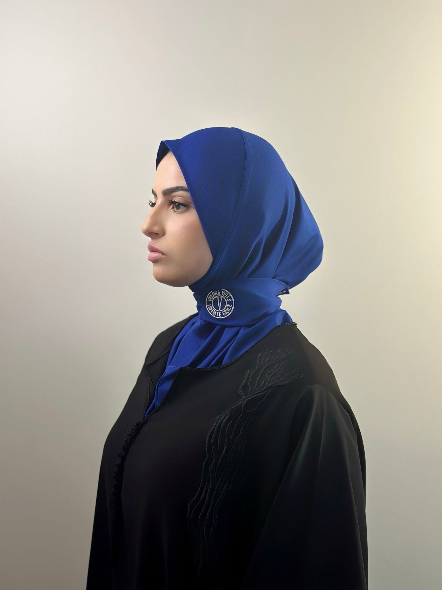 Instant Hijab | Royal Blue Dunes