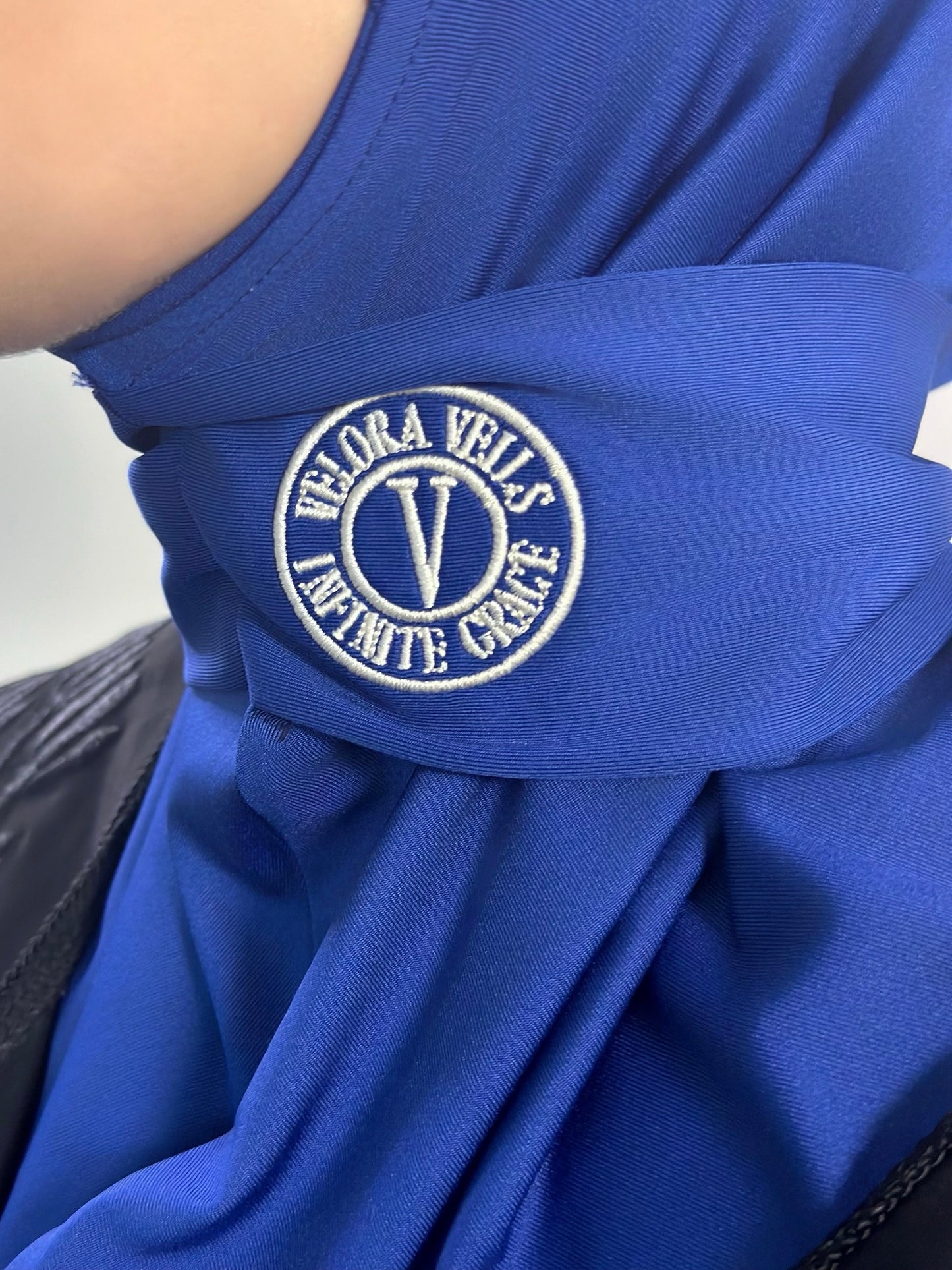 Instant Hijab | Royal Blue Dunes