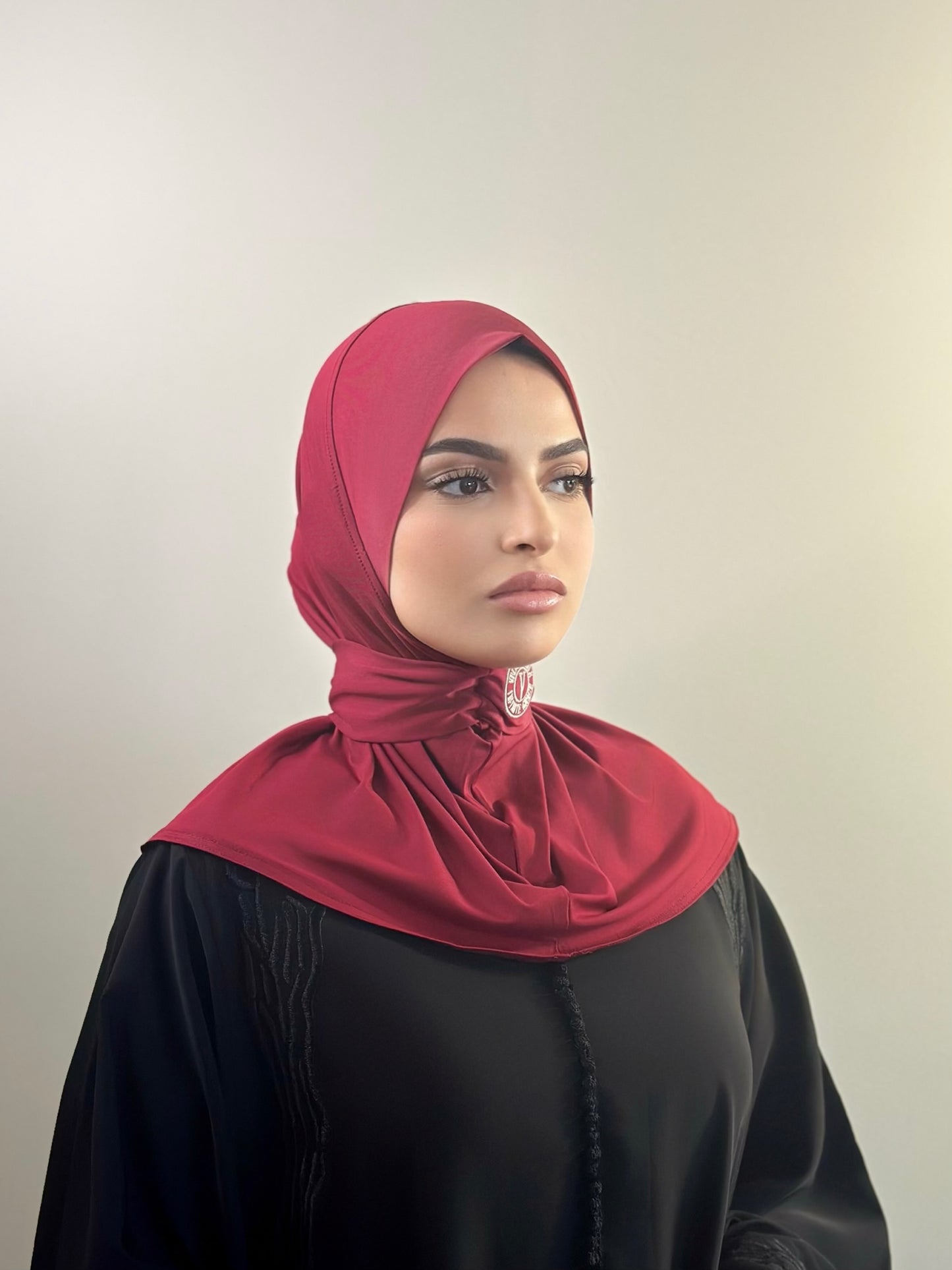 Instant Hijab | Desert Rose Burgundy