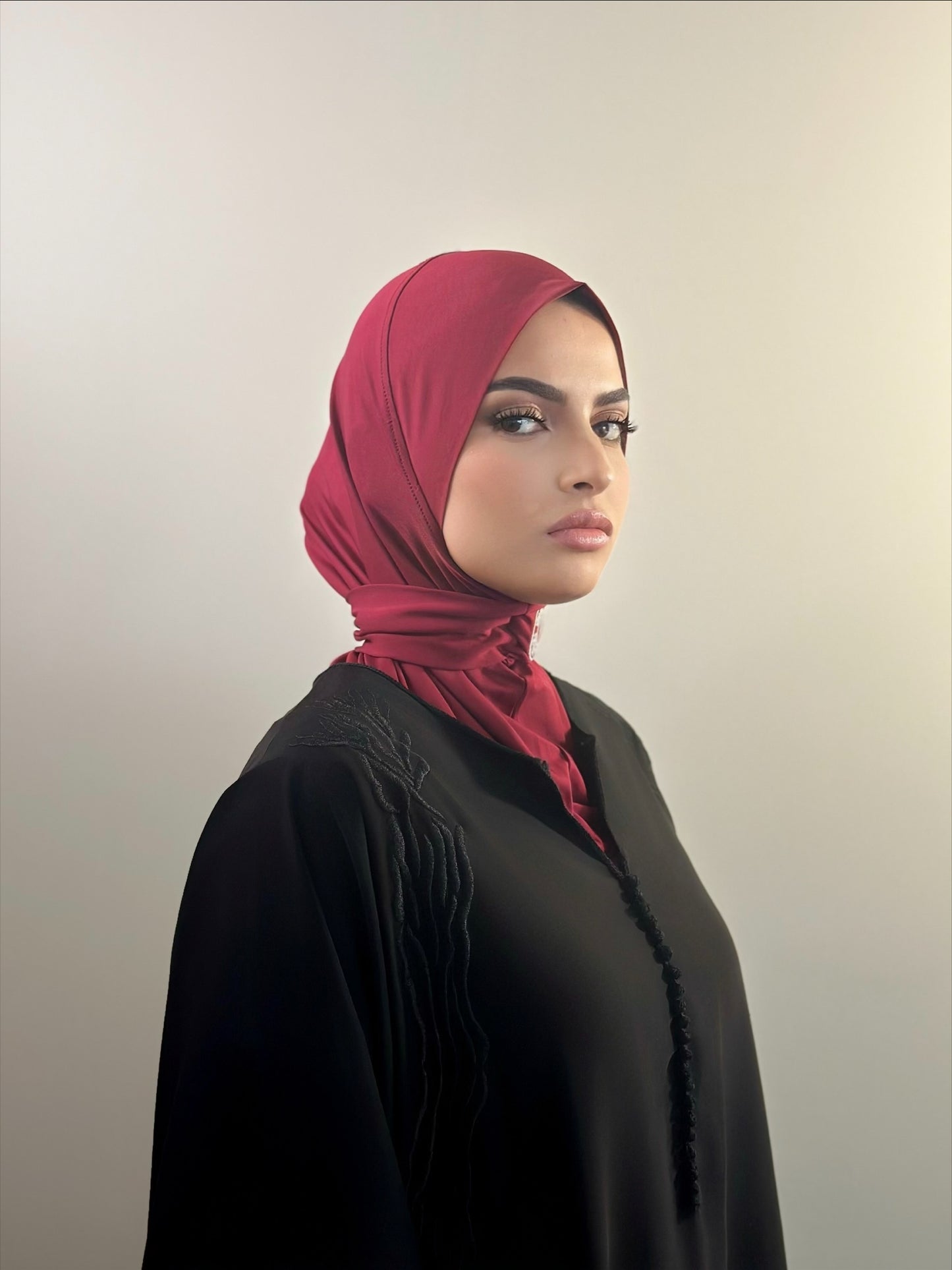 Instant Hijab | Desert Rose Burgundy