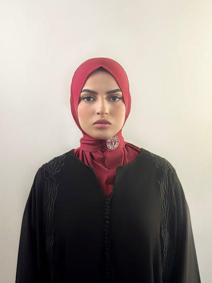 Instant Hijab | Desert Rose Burgundy